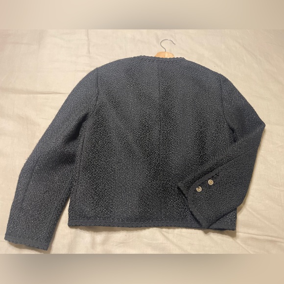 ZARA Boucle Black Jacket - Picture 5 of 5